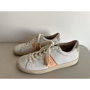 ECCO Street Lite Sneakers Women Size US 9-9.5 EU 40 White Peach 21280360261